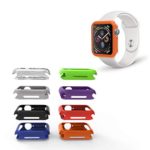REEDCALE Cover Bumper Case with 8 Color Pack for Apple Watch Series 5/ Series 4 (40mm) …