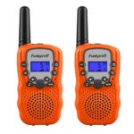 Funkprofi Walkie Talkies for Kids, Long Range 22 Channels HD Sound Two Way Radios with Belt Clip and Flashlight, Birthday Toy Gift for Boys & Girls Age 3-12 Years Old, Suitable for Outside Adventures