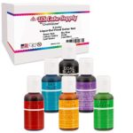 6 Color Cake Food Coloring Liqua-Gel Decorating Baking Primary Colors Set – U.S. Cake Supply .75 fl. Oz. (20ml) Bottles Primary Popular Colors – Made in the U.S.A.