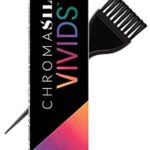 Pravana ChromaSilk VIVIDS Hair Color Shades with Silk & Keratin Amino Acids Dye (with Sleek Brush) Haircolor (Orange)