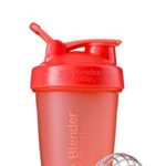 BlenderBottle Classic Loop Top Shaker Bottle, 20-Ounce, Coral/Coral