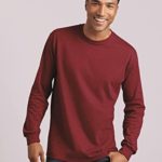 Gildan Heavy Cotton 100% Cotton Long Sleeve T-Shirt.