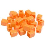Didax Educational Resources Unifix Cubes, Orange, Set of 100