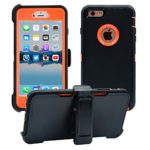 AlphaCell Cover compatible with iPhone 6 Plus / 6S Plus (ONLY) | 2-in-1 Screen Protector & Holster Case | Full Body Military Grade Protection with Carrying Belt Clip | Shock-proof Protective