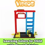Learning Colors for Child with Street Vehicles Parking Garage Toy