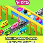 Creative Video to Learn Colors for Kids with Garbage Truck, Police Car