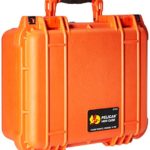 Pelican 1400 Camera Case With Foam (Orange)
