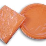 Orange Birthday Party Supply Kit – 24 Napkins and 20 Plates