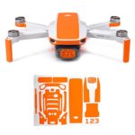 Wrapgrade Skin for Mavic Mini | Accent Color (NEON Orange)