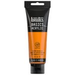 Liquitex BASICS Acrylic Paint, 4-oz tube, Cadmium Orange Hue