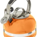 KitchenAid KTEN20SBDO 2.0-Quart Kettle with Full Stainless Steel Handle and Trim Band – Mandarin Orange