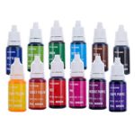 12 Color Cake Food Coloring Set, Nomeca Food Grade Vibrant Food Color Liquid Dye Tasteless for Baking, Icing, Decorating, Fondant, Cooking, Slime Making DIY Supplies Kit – .35 fl. Oz (10 ml) Bottles