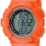Everlast ‘Heart Rate Monitor’ Automatic Plastic and Rubber Fitness Watch, Color:Orange (Model: EVWHR004OR)