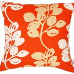 TangDepot174; 100% Cotton Floral/Flower Printcloth Decorative Throw Pillow Covers/Handmade Pillow Shams – Many Colors, Sizes Avaliable – (16″x16″, S24 Flower Vine -Orange)