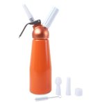 Impeccable Culinary Objects (ICO) Professional Aluminum Cream Whipper, Orange