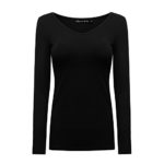 OThread & Co. Women’s Long Sleeve T-Shirt V-Neck Basic Layer Spandex Shirts