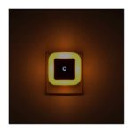 [ Orange Night Lights, Looks Like Candle Glow ] Plug in LED Wall Lamp with Dusk to Dawn Sensor, Auto ON/Off, Pack of 4 – Perfect for Bedroom, Baby and Kid’s Room