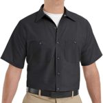 Red Kap Men’s Industrial Work Shirt, Regular Fit, Short Sleeve