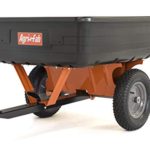 Agri-Fab 45-0533 10 Cu. Ft Poly Cart, Black/Orange