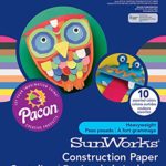 SunWorks Construction Paper, 10 Assorted Colors,  9″ x 12″, 300 Sheets