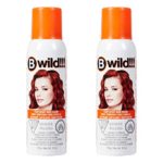 Jerome Russell B Wild!!! Temporary Hair Color Spray, Tiger Orange, 3.5 oz, 2-Pack