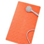 XXIOJUN-shower mat Bathtub Mats Non-Slip Suction Cup Soft Odorless Breathable PVC, 8 Colors (Color : Orange, Size : 70x40cm)