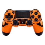 Chrome Orange Playstation 4 PS4 Dual Shock 4 Wireless Custom Controller