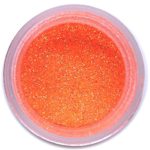 Miami Orange Glitter Dust, 5 gram container