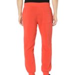 Southpole Men Active Basic Jogger Fleece Pants, Orange, L