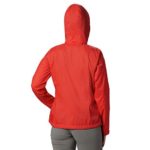 Columbia Women’s Switchback III Adjustable Waterproof Rain Jacket, Bold Orange, Medium