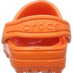 Crocs Kids’ Classic Clog | Slip On Shoes for Boys and Girls | Water Shoes, Tangerine, J5 US Big Kid