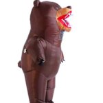 Spooktacular Creations Inflatable Costume Full Body Bear Air Blow-up Deluxe Halloween Costume – Adult One Size