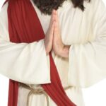 amscan Mens Jesus Costume Set – Standard Adult Size White