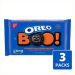 OREO Orange Creme Chocolate Sandwich Cookies, Limited Edition, Halloween Cookies, 3 – 1.25 lb Packs