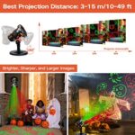 Halloween Projector Lights Outdoor, Waterproof Halloween Laser Projector Lights with Remote, 2022 New Halloween Decorations for Party Yard Garden Outdoor Indoor, Landscape Halloween Lights Outdoor