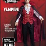 Renaissance Medieval Scary Vampire Deluxe Halloween Costume For Men Role-Playing Sins Cosplay (X-Large)