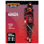 Spooktacular Creations Halloween Ninja Warrior Costume for Women with Ninja Mask (Medium)