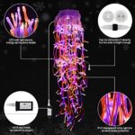 Halloween Lights Outdoor 640 LED Curtain Fairy String Light with 120 Drops 65ft 8 Modes iciclelights Memory Function Halloween Party Decorations for Home Window Indoor Holiday