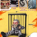 2022 Hanging Ghosts Halloween Decor, Yelling Scary Animated Halloween Decorations Indoor Outdoor, Spirit Talking Skull Halloween Toys Gifts Props, Halloween Animatronics Skeleton Halloween Decoration