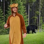 Adult Onesie Halloween Costume – Animal and Sea Creature – Plush One Piece Cosplay Suit for Adults, Women and Men FUNZIEZ!