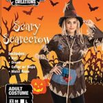 Adult Women Scary Scarecrow costume (Medium)