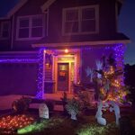 Joomer Purple Halloween Lights, 100FT 300 LED String Lights, 8 Modes, Timer Function, Indoor, Outdoor Fairy Twinkle Lights for Halloween, Home, Garden, Party, Trees, Holiday Decorations