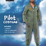 Spooktacular Creations Men’s Flight Pilot Adult Costume with Accessory for Halloween Party (X-Large)