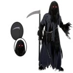 Halloween dress up costume for child boy Dark Knight Reaper costume (Medium (8-10yr))