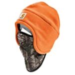 Carhartt Men’s Fleece 2 in 1 Hat, Brite Orange, OFA