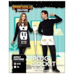 Spooktacular Creations USB / Light Plug and Socket Couple Set Halloween Costume for Adult (Standard)