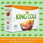 King Cole Orange Pekoe Tea Bags (60 Count), Premium Quality Orange Pekoe Tea Loose Leaf Tea Bags – 60 Orange Pekoe Tea Box