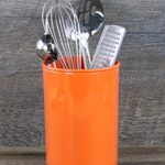Calypso Basics by Reston Lloyd Plastic Utensil Holder, Orange
