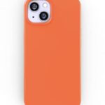 FELONY CASE – iPhone 13 and iPhone 14 Case – Stylish Neon Orange Silicone Phone Cover – Wireless Charging Compatible, 360° Shockproof Protective Cases for Apple iPhone 13/14