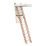 Rainbow Attic Stair Prestige Telescoping Attic Ladder Orange